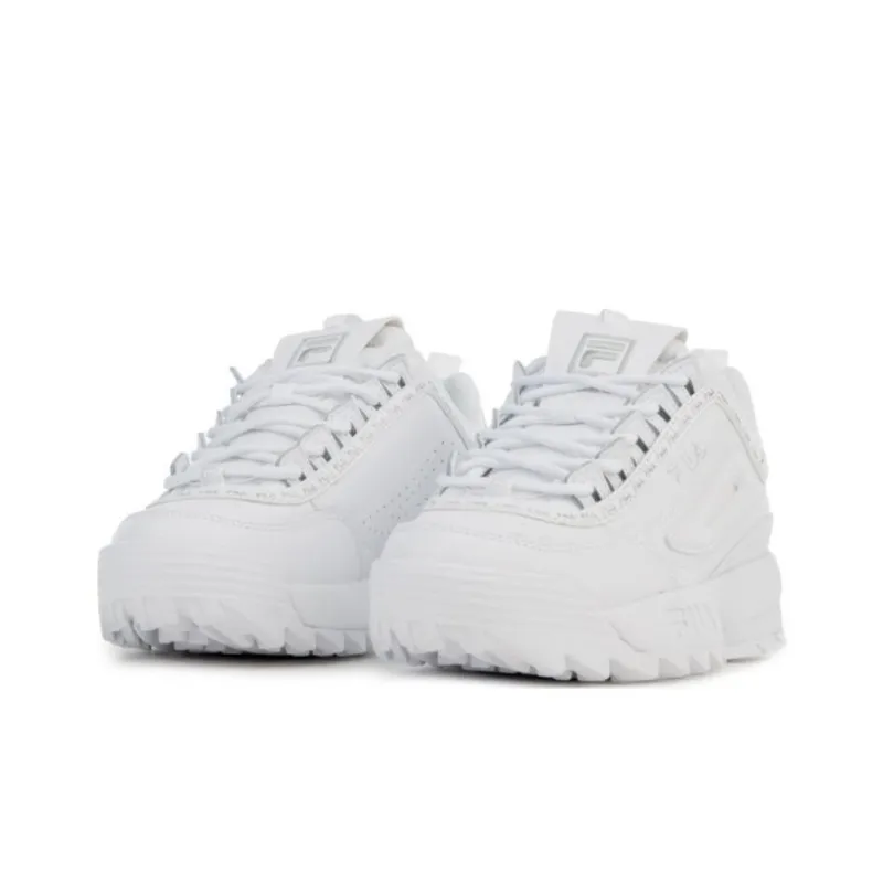 FILA Women's Disruptor 2 Premium 'White Silver'-2