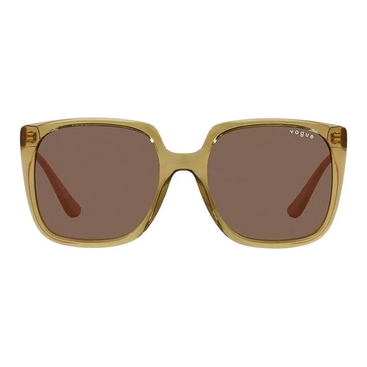VOGUE Irregular Shape Sunglasses Women's Green-1