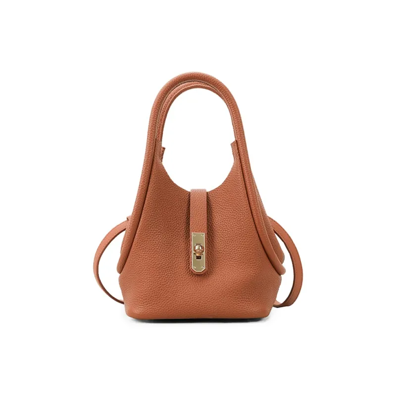 PIERRE CARDIN Cow Leather Shoulder Bag Regular Women's Black/Green/Brown/Red-15