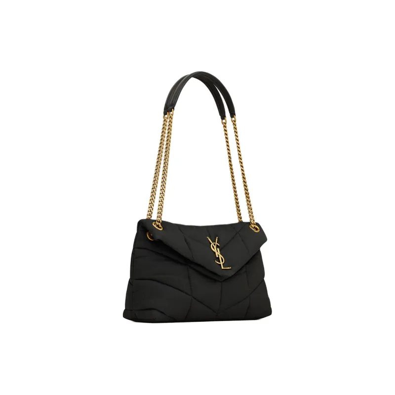 SAINT LAURENT Polyamide Portable Crossbody Bag Shoulder Bag Women's Black-1