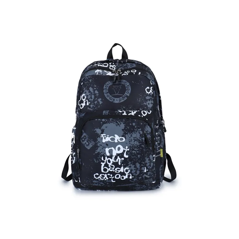FIDO DIDO Nylon Fabric Travel Bag Backpack Regular Unisex Blue-18