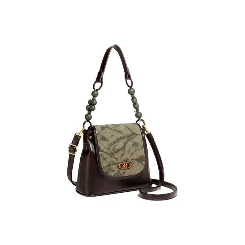 NOMK Corduroy With PU Shoulder Bag Regular Women's Jasper-1