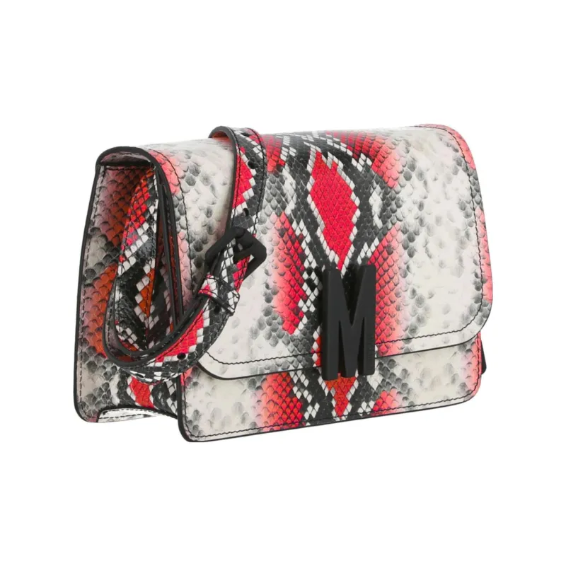 MOSCHINO Calfskin Crossbody Bag Shoulder Bag Women's Multicolor-1
