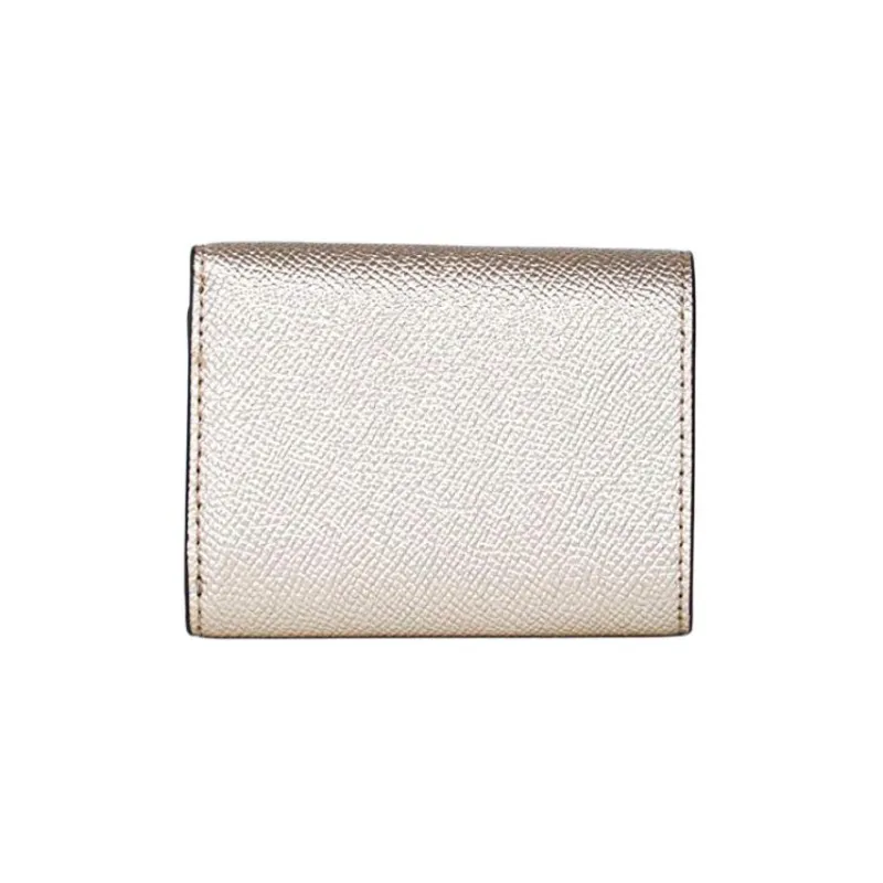 COACH Leather Wallet Women's Gunmetal With Platinum-Plated Accents-2