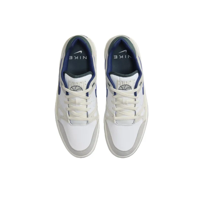 Nike Full Force Low White Navy Teal-2