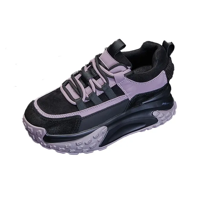 NRDROFFICIAL Warm Cushioning Wear-Resistant Lightweight Slip-Resistant Low-Top Chunky Sneakers Women's-1