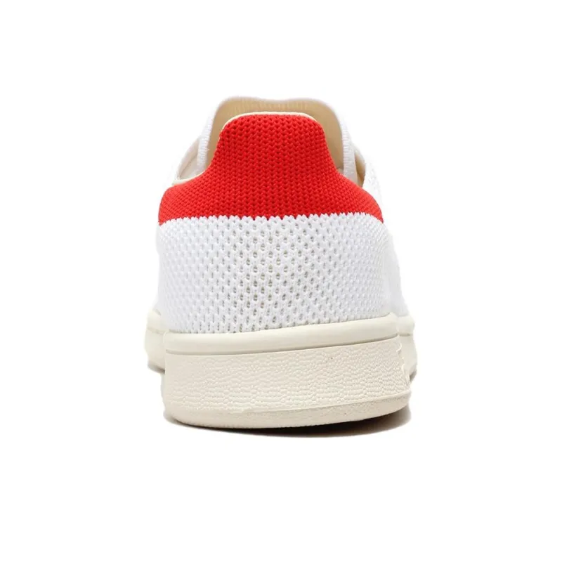 Adidas Stan Smith Primeknit White Red-3
