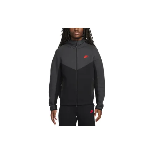 Nike Full Zip Hoodie Jackets Coats Men's Black