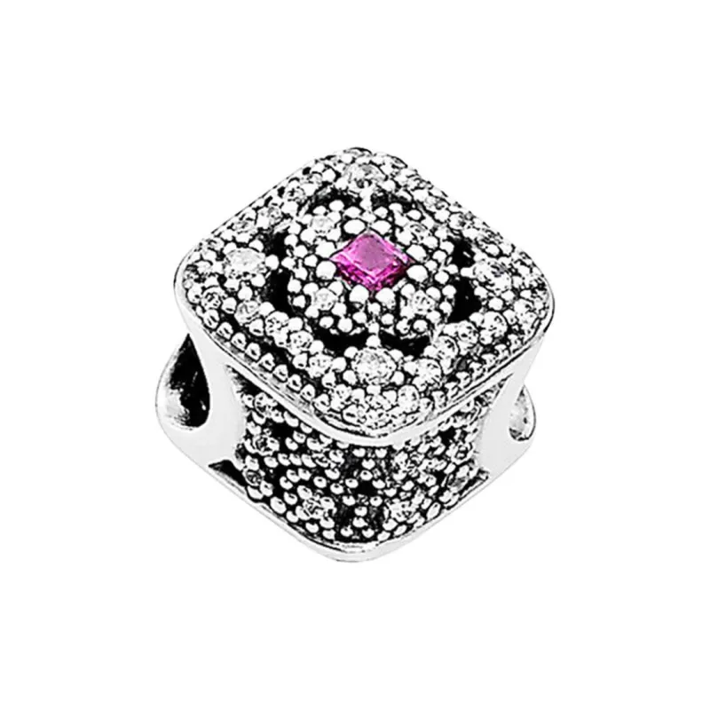 Pandora 925 Sterling Silver, Gemstone Pendants Unisex Silver-2