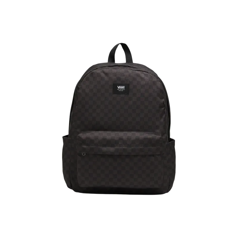 Vans Old Skool Recycled Polyester Backpack Regular Unisex Black With Charcoal Accents-0
