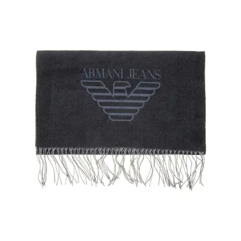 EMPORIO ARMANI Knit Scarves Unisex Gray