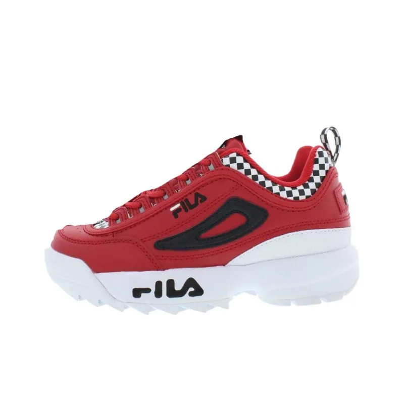 FILA Disruptor 2 Premium RT Big Kid 'Checker'-0