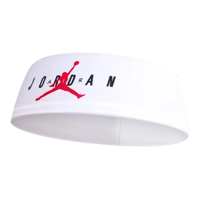 Jordan Sweatbands Elastic Exercise And Fitness White Couple's-1