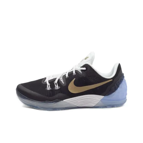 Nike Venomenon 5 Basketball Shoes Men Low-Top Black/Metal Golden/White