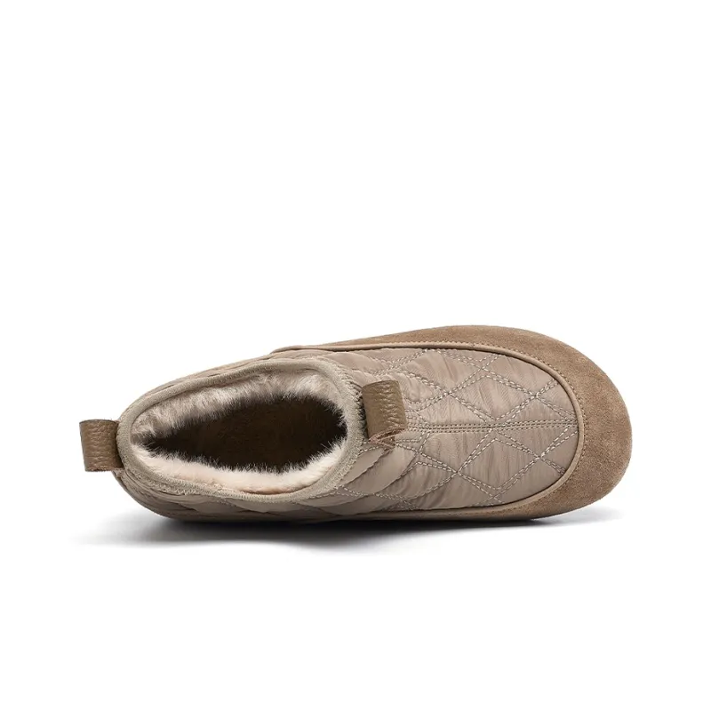 OULISASI Low Top Casual Shoes Women's Brown-2