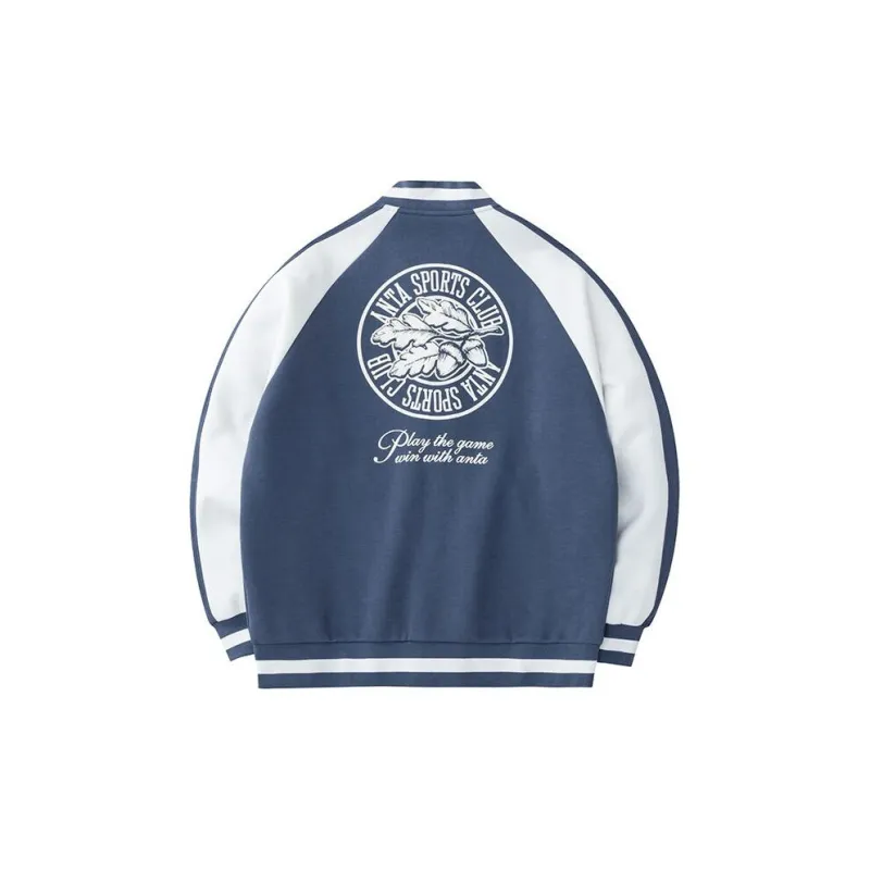 Anta Life Collection Baseball Jacket Coat Men's Dream Blue-1