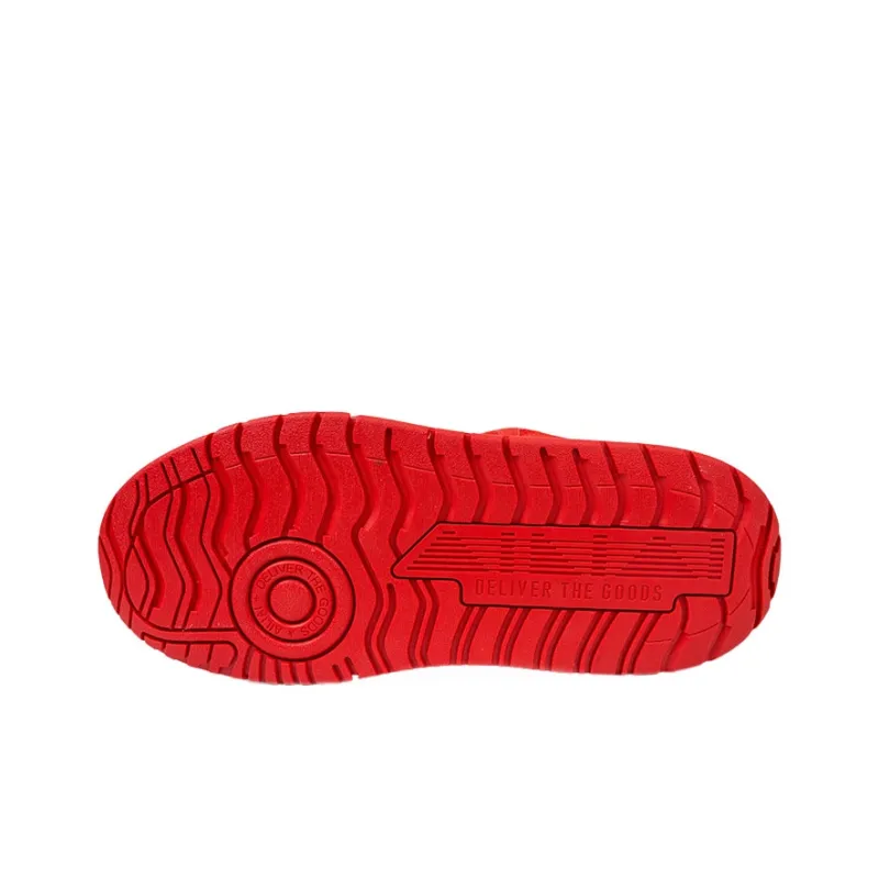 AILIAI Anti Slip And Wear Resistant Height Increasing Low Top Skateboard Shoes Unisex Red-5
