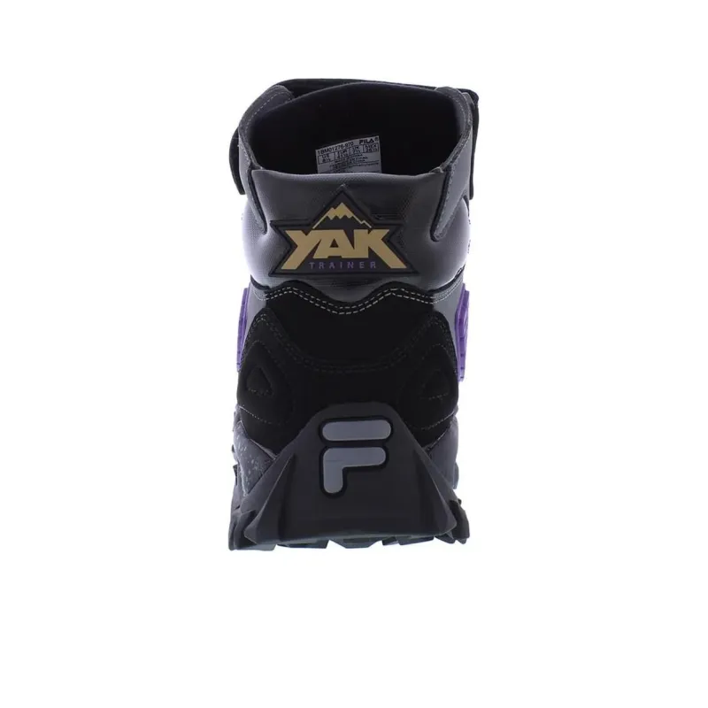 FILA High Top Running Shoes Men's Purple-4