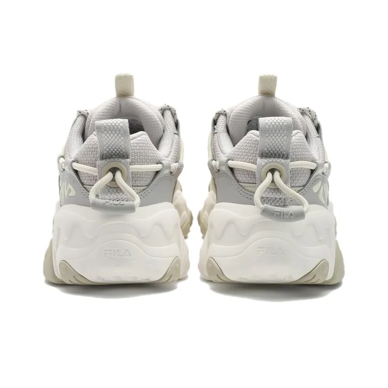 FILA FLUID 5 Anti Slip Wear Resistant Low Top Chunky Sneakers Women's Gray-3