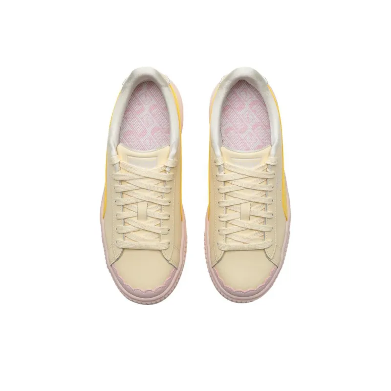 PUMA Suede Classic Low 'Light Pink Yellow' Women's-1