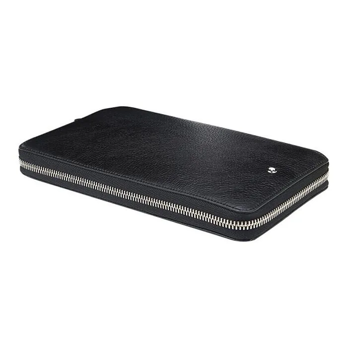 MONTBLANC Cow Leather Wallet Men's Black-3