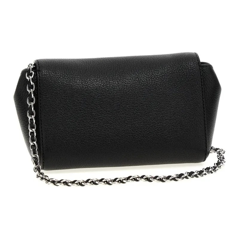 Mulberry Calfskin Shoulder Bag, Crossbody Bag Mini Women's Black-4