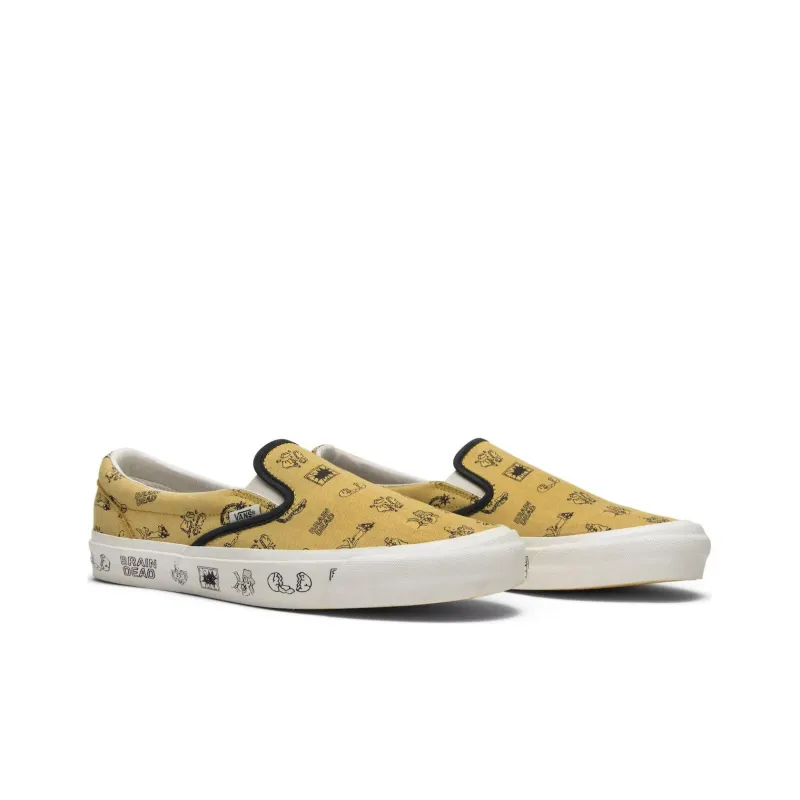Vans Slip On Brain Dead Gold-2