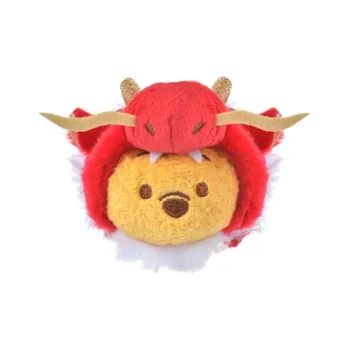 Disney Thriving 'Dragon' Collection Winnie The Pooh And Tigger Dolls Plush Pendant 6cm High