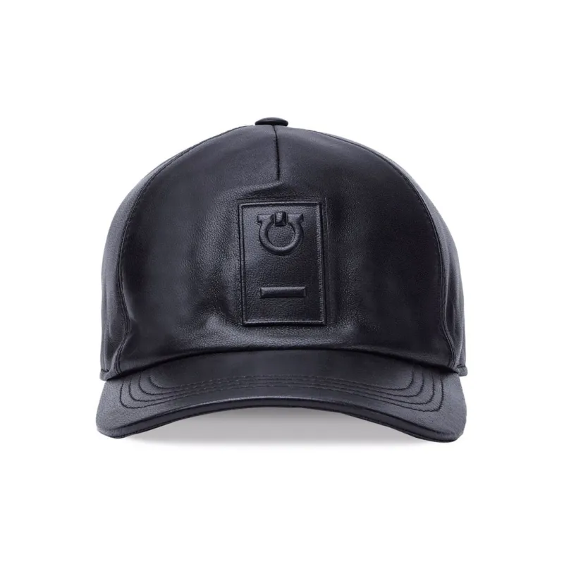 FERRAGAMO Leather Baseball Cap-0