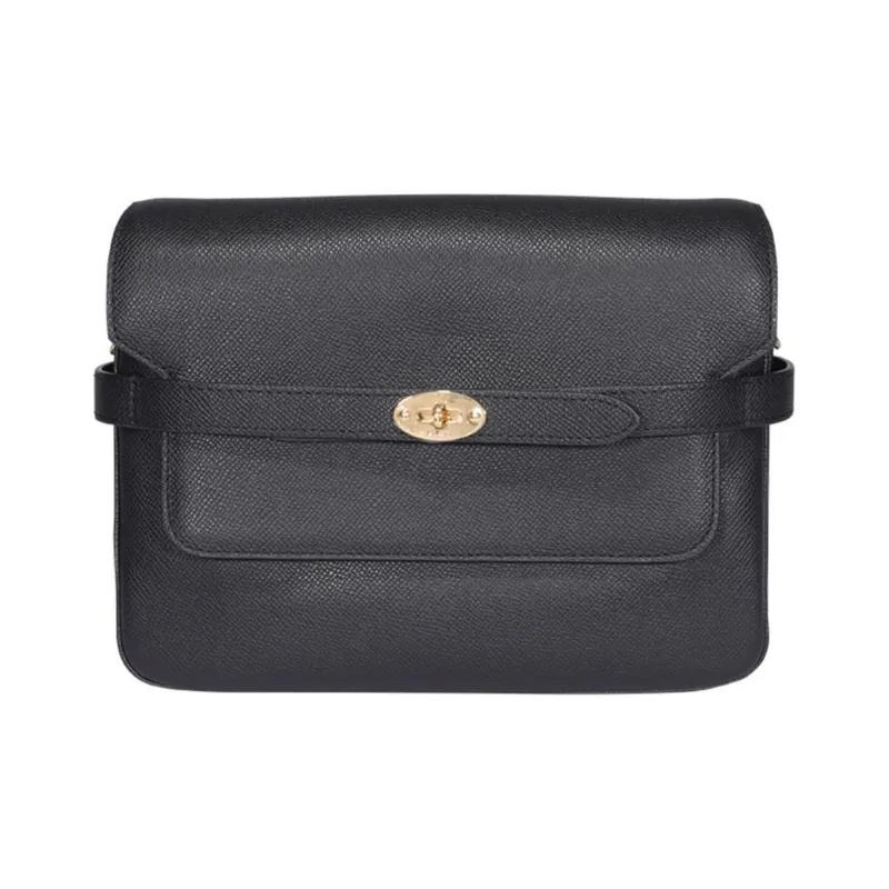 Mulberry Bayswater Cow Leather Crossbody Bag, Shoulder Bag Women's Black-0