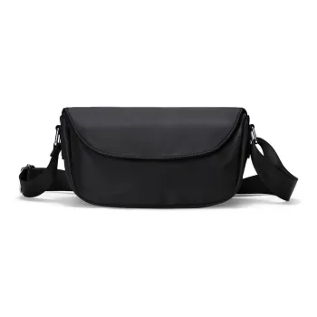 Fillove Fabric Envelope Bag, Shoulder Bag, Crossbody Bag Unisex Black
