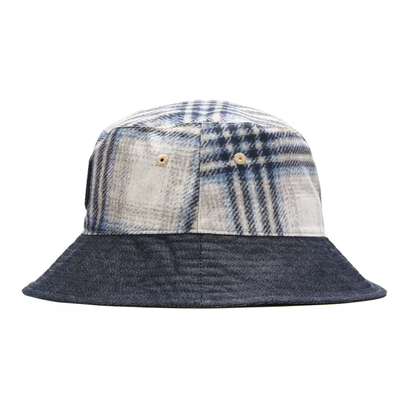 ARMANI EXCHANGEAE Polyester, Cotton Bucket Hats Men's Denim Blue-2