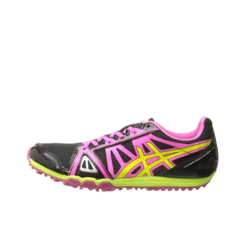 Asics Cushioning, Wear Resistant Low Top Casual Shoes Unisex Black Yellow Pink