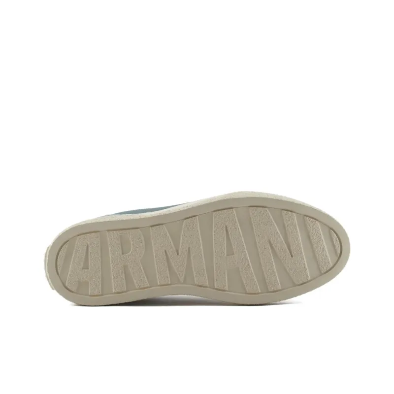 ARMANI EXCHANGEAE Low Top Skateboard Shoes Men's Green-5