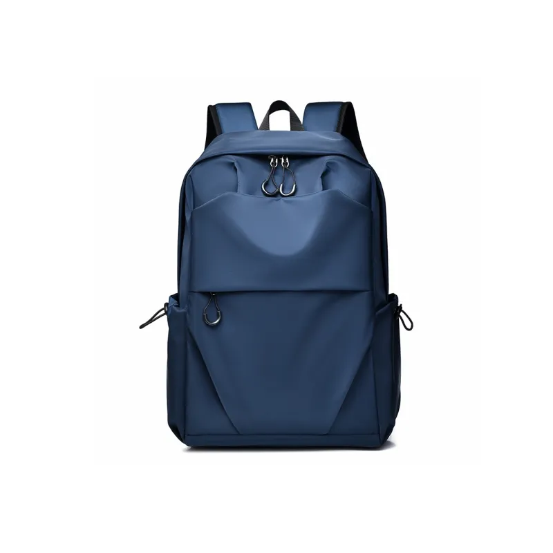 Deli Bear Nylon Laptop Backpack Regular Unisex Black/Gray/Blue-9