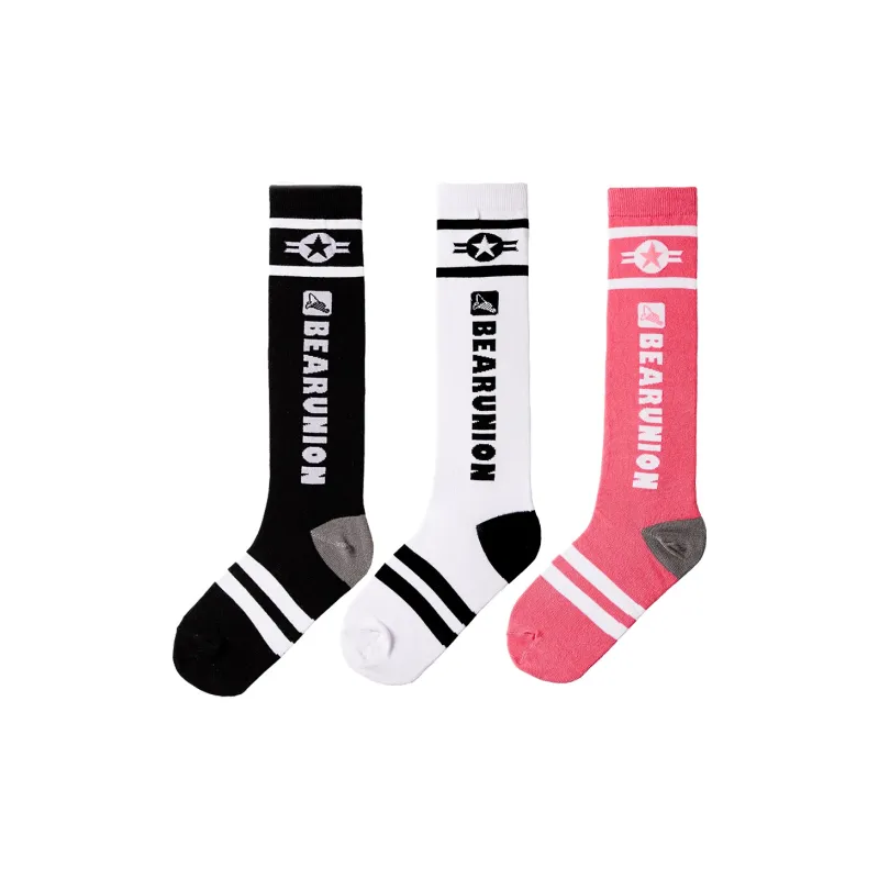 BEAR UNION Knee High Socks Unisex Combo Set-18