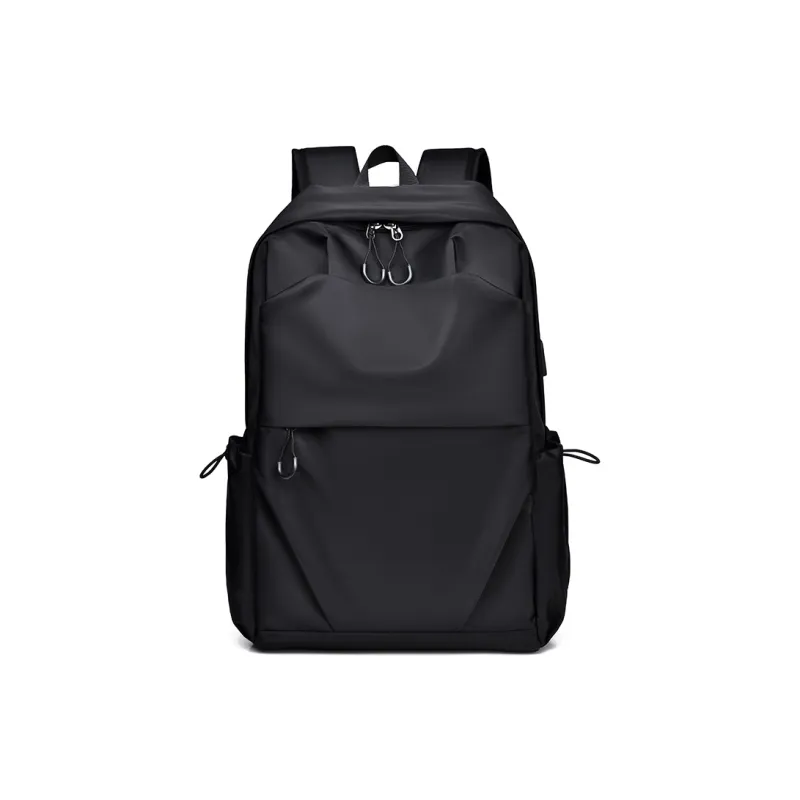 Deli Bear Nylon Laptop Backpack Regular Unisex Black/Gray/Blue-0