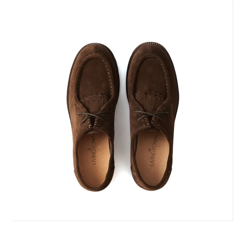 LIVINGTOWN Low Top Casual Shoes Unisex Brown-2