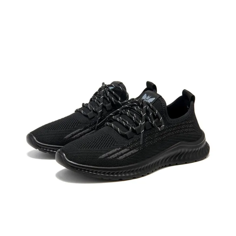 Spider King Low Top Casual Shoes Men's Black-3