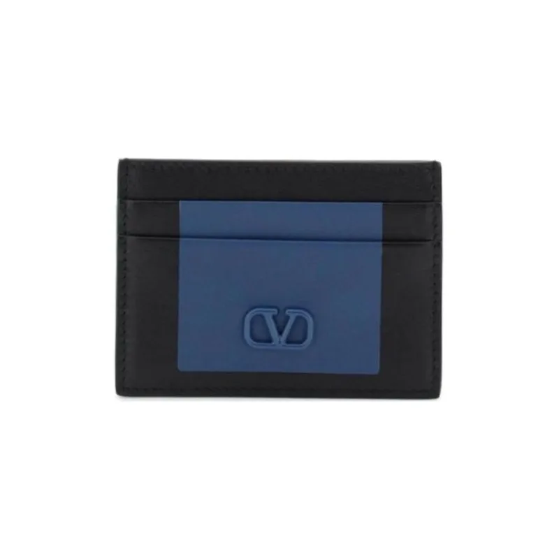 Valentino GARAVANI Calfskin Card Holder Men's Multicolor-0