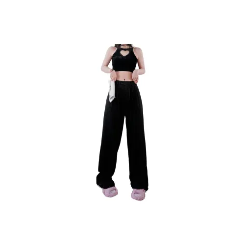 Seven up and nine down Casual Pants Women's Black