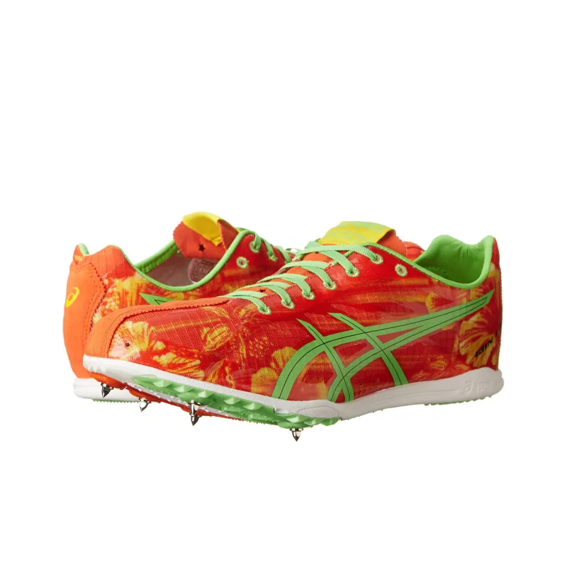 Asics Cushioning Wear Resistant Low Top Casual Shoes Men's Red Green-1