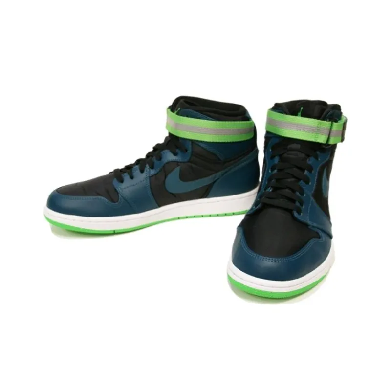 Jordan 1 High Strap Black Teal-2