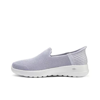 Skechers Slip Ins Cushioned Wear Resistant Lightweight Low Top Casual Shoes Women's Light Purple