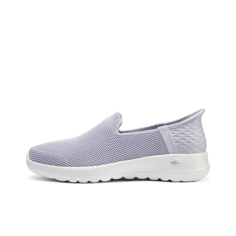 Skechers Slip Ins Cushioned Wear Resistant Lightweight Low Top Casual Shoes Women's Light Purple-0