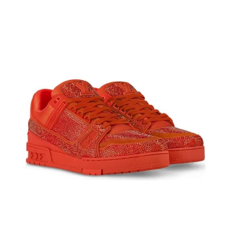LOUIS VUITTON Trainers Orange MCA-1