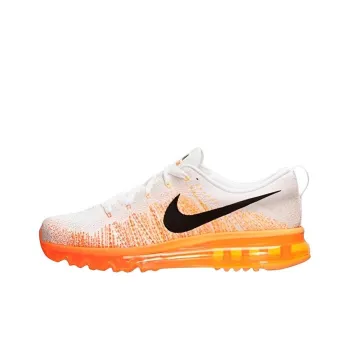Nike Flyknit Max White Orange