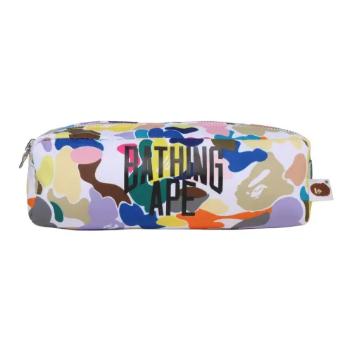 A BATHING APE Storage Bags White