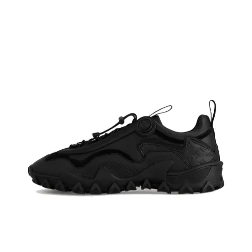 LOUIS VUITTON LV RUSH Wear Resistant Low Top Casual Shoes Women's Black