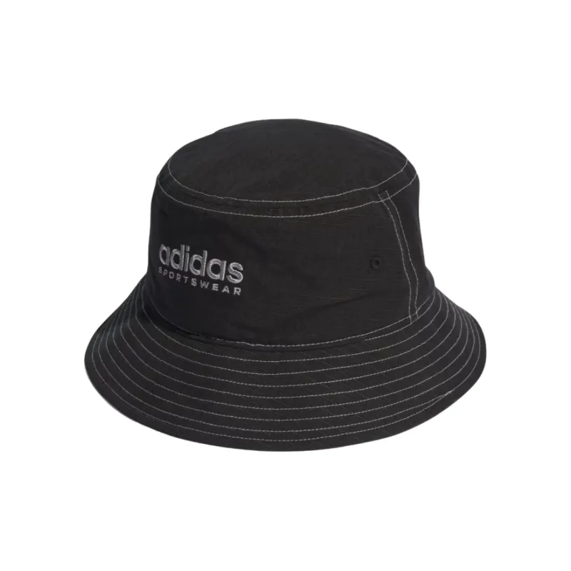Adidas Cotton Bucket Hats Unisex Black-0